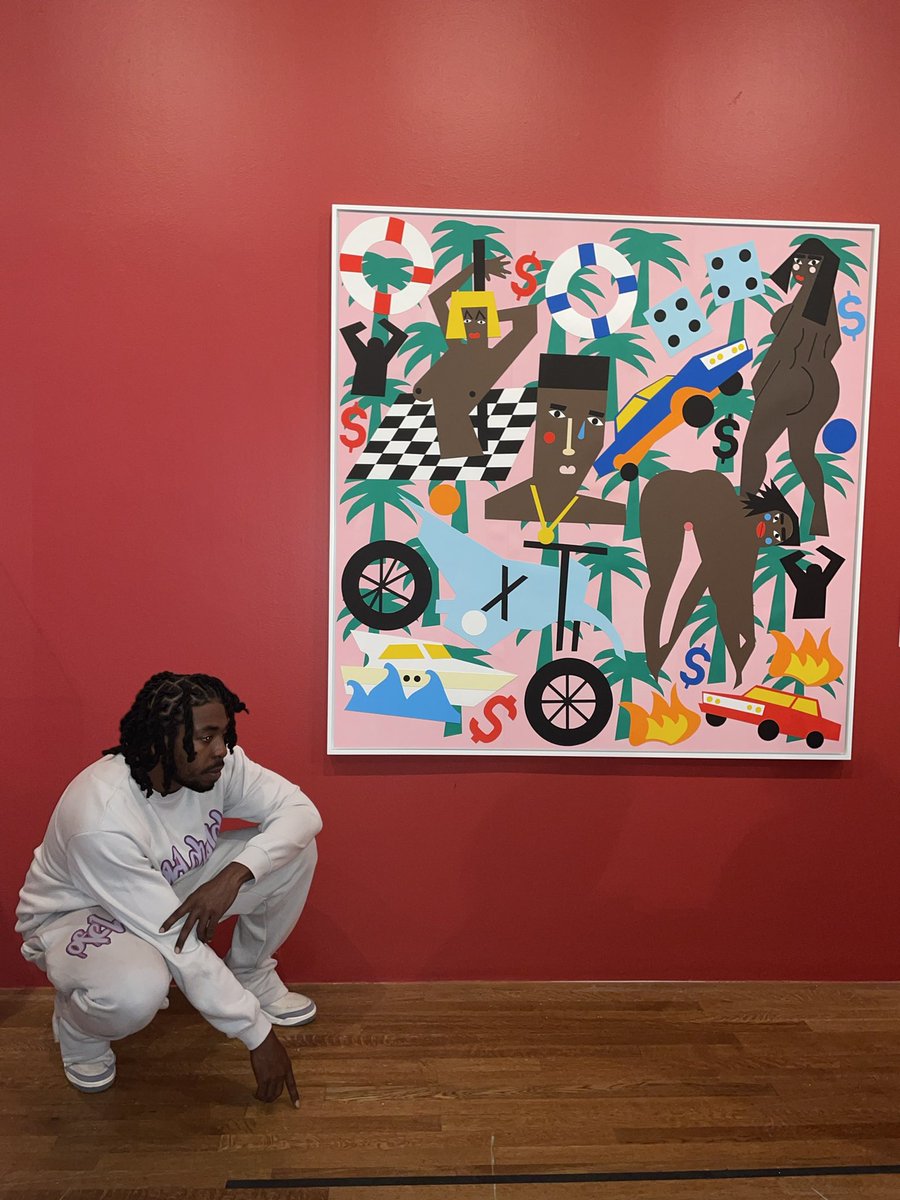 Been in that paint! Frame me and hang me on the wall 🖌️🎨 #Basquiat #Andywarhol #NinaChanelAbney