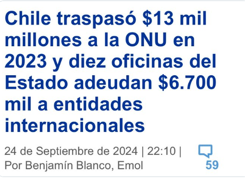 Iherreraa's tweet photo. #13Finde  Este gobierno no tiene plata para la salud y deja morir a pacientes con cáncer, pero si tiene plata para sitios de memoria y para dársela a la ONU.  La ideología de Boric por sobre la salud de los chilenos https://t.co/9MOatJ5bBr