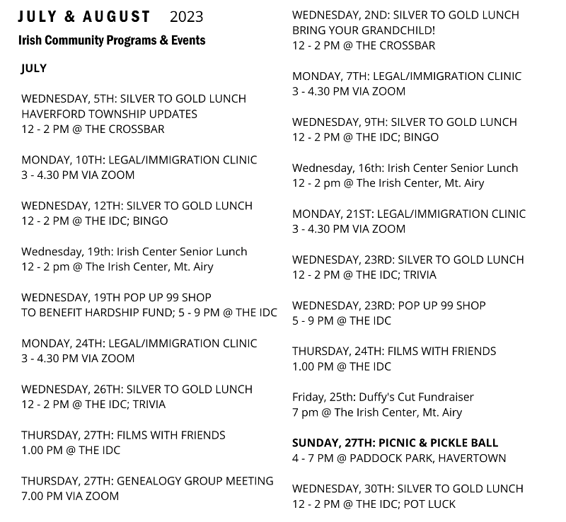 Irish Diaspora Center tweet media