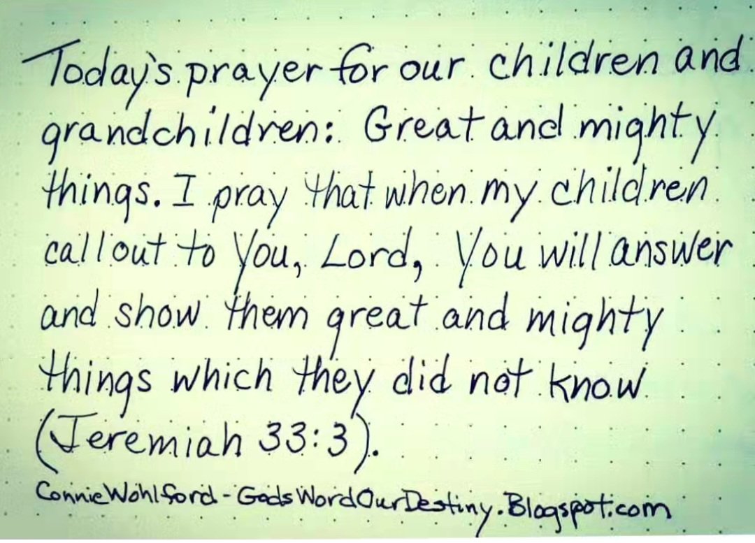 wohlford_connie's tweet image. Today for our #children and #grandchildren: great and mighty things. 

#greatandmightythings #GodsWordOurDestiny #greatthings #prayforchildren #mightythings #things GodsWordOurDestiny.wordpress.com
