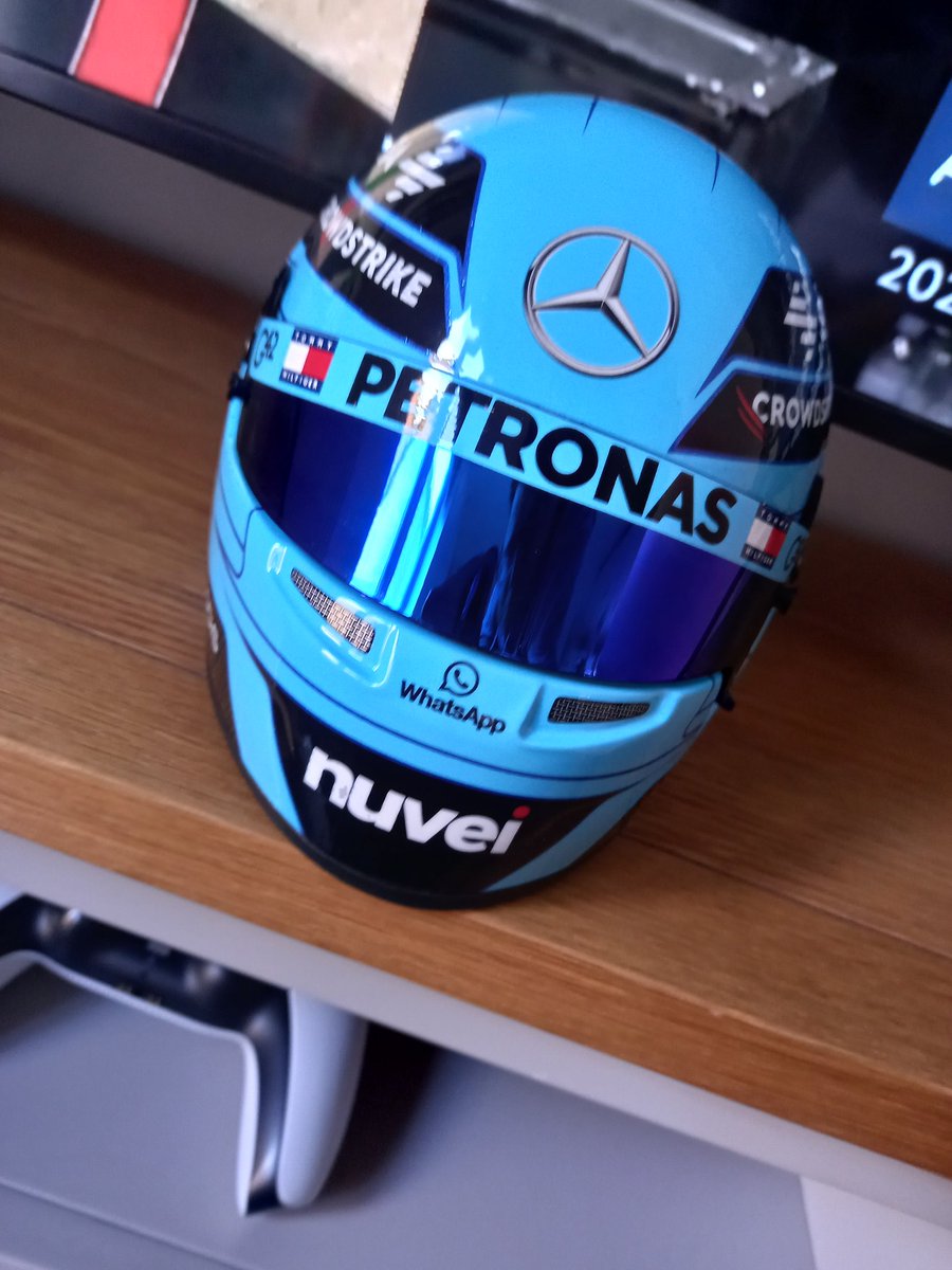 RivW95's tweet photo. @MercedesAMGF1 Already got it!! The main man 💙 https://t.co/FTE4hjGs3X