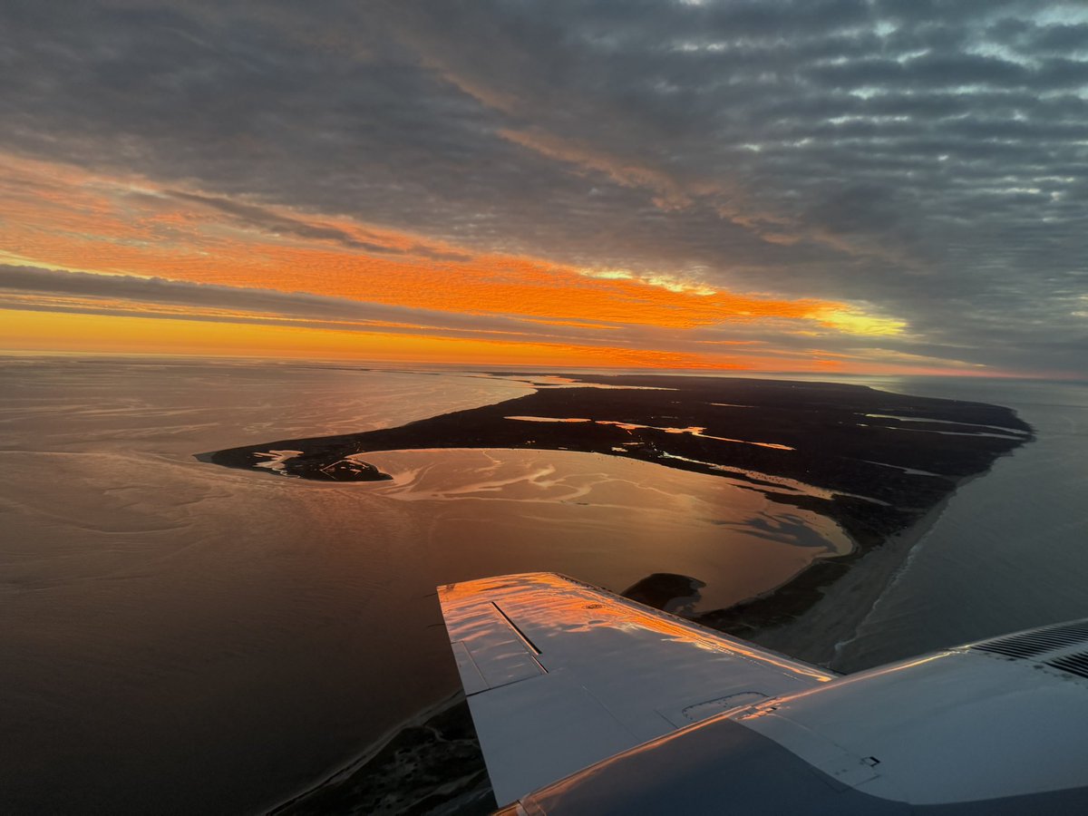 Sunrise over Nantucket. Beautiful as always. #ACK
