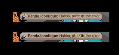 PandaHbo's tweet image. Please @Habbo fix the readability of the bubble... 😭
The text color is way too bright, the contrast with the background is not good. The text needs to be a darker brown. Please pleaaaase !
#NFTdrops #Habbo