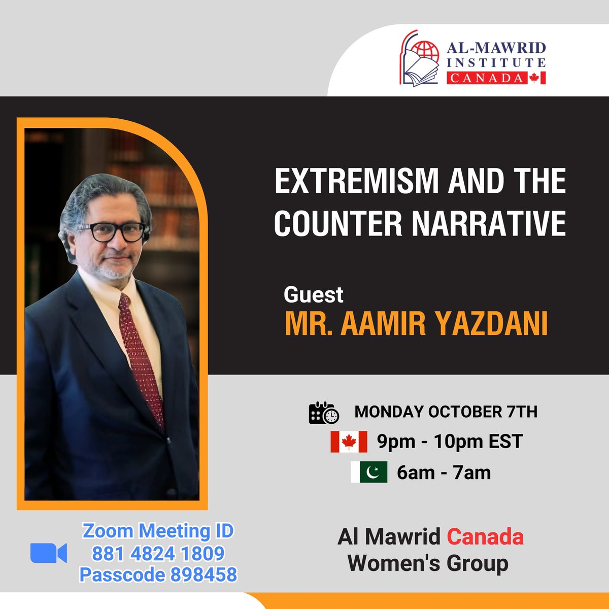 #almawrid #almawridcanada #ghamidi #counternarrative #extremism #zoomsession
