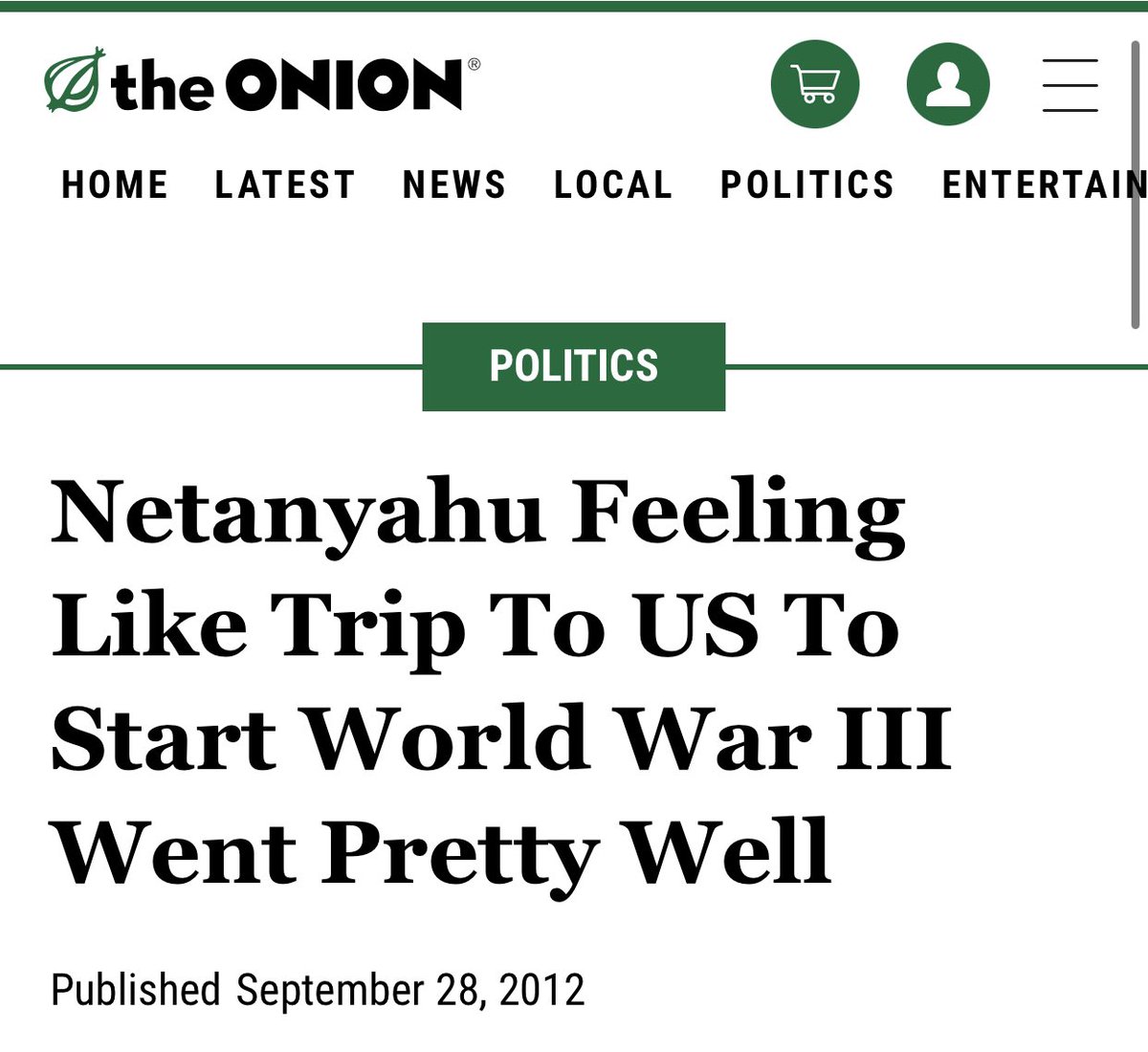 The Onion is undefeated: