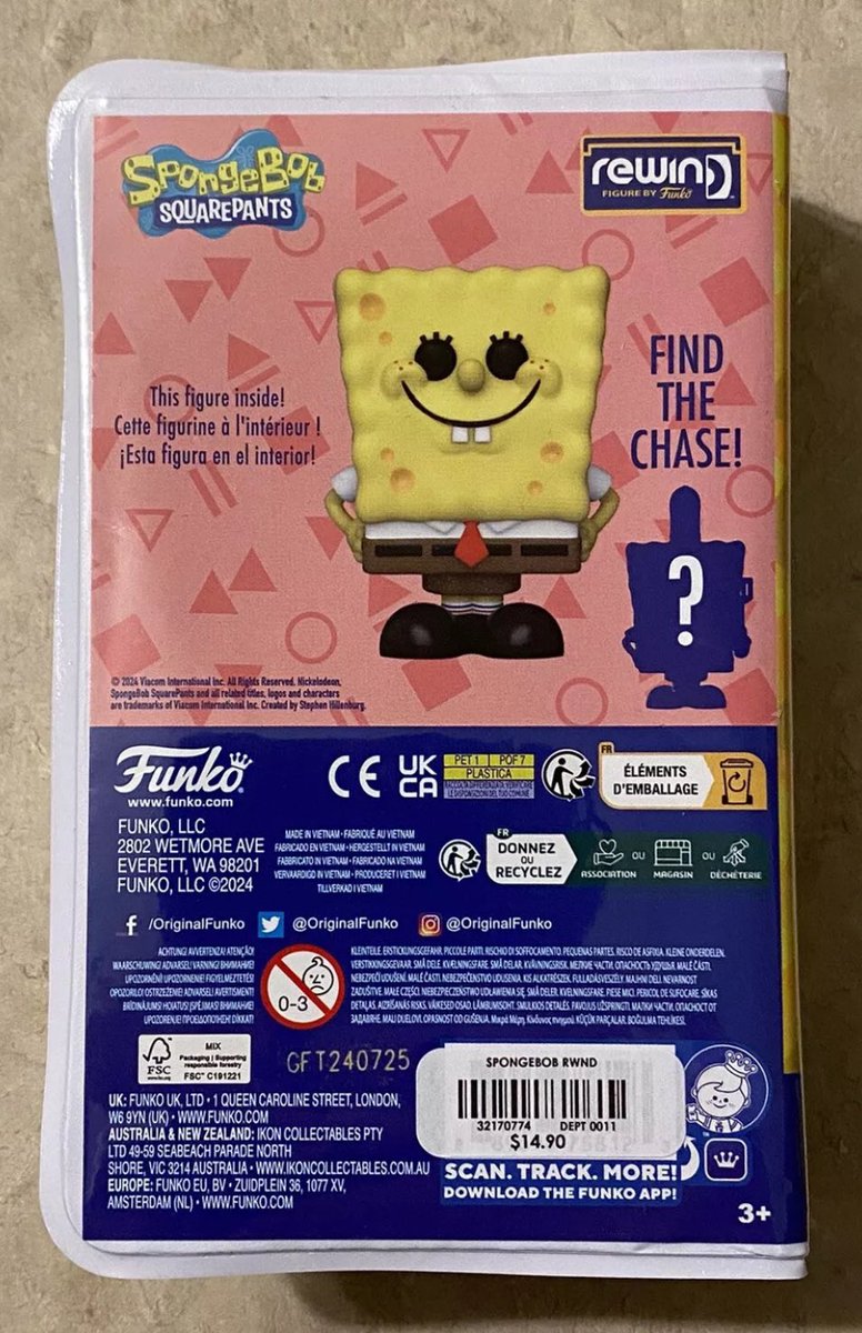 speed1187's tweet photo. Closer look at the brand new SpongeBob SquarePants Funko x Blockbuster Rewind Chase figure courtesy of blcollectibles76. #Funko #FunkoPop #FunkoPopVinyl #FunkoSODA #FunkoRewind #spongebob #SpongeBobSquarepants #spongebob25 https://t.co/lVAZqvytgU