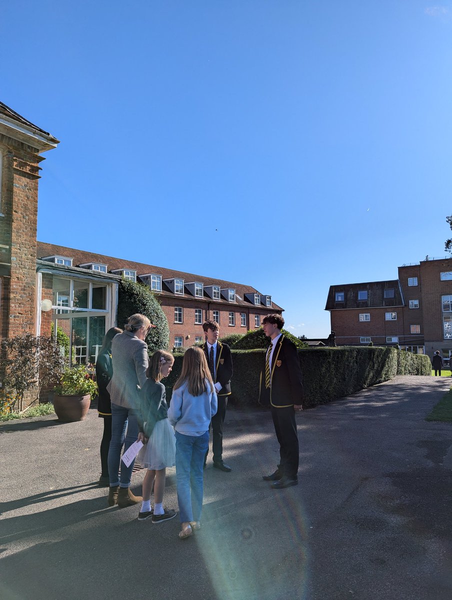 Oratory Geographers completing visitor surveys today <a href="/oratoryschool/">The Oratory School</a>