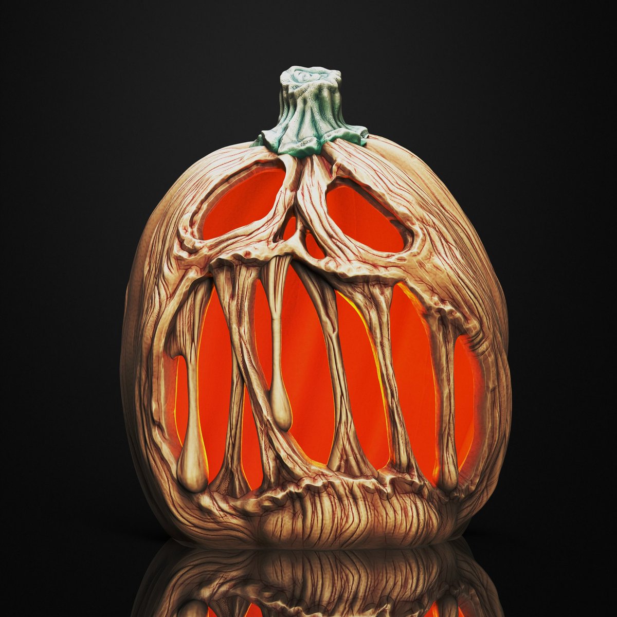 CharroZuck's tweet image. Screaming Pumpkin
Sculpt: @fotismint & @printedobsessio
Resin: @SirayaTech Fast Navy Grey
Printer: @mypeopoly Forge & @WhamBamSystems XTR
Supports: @lychee3d
#3Dprinting #3dprinter #spooky