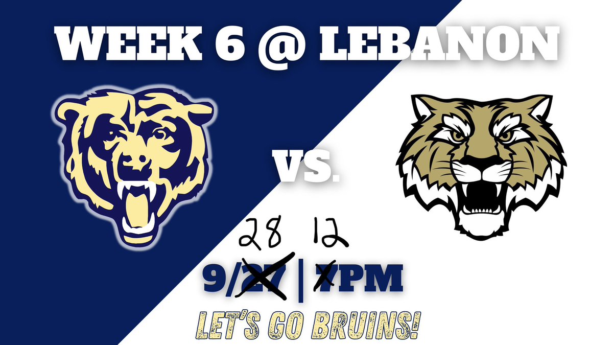 Happy Saturday,  Bruin fans!!!!

Let’s try this again…
#GameDay #BeatLebanon