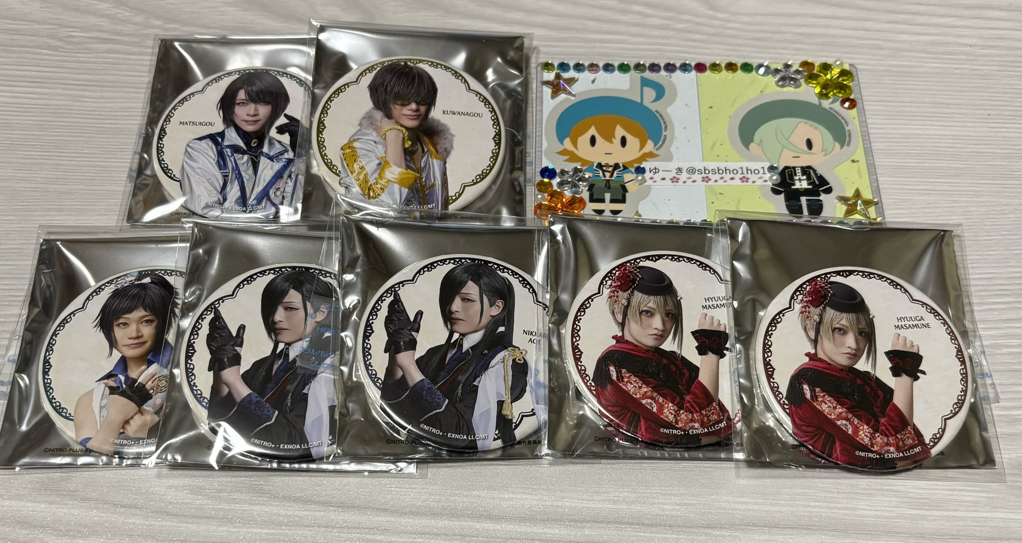 限定お買い得商品 痛バッグ A3 日向正宗 祝玖寿 乱舞音曲祭 ふぉとカード（刀ミュ ピンズ・ピンバッジ・缶バッジ