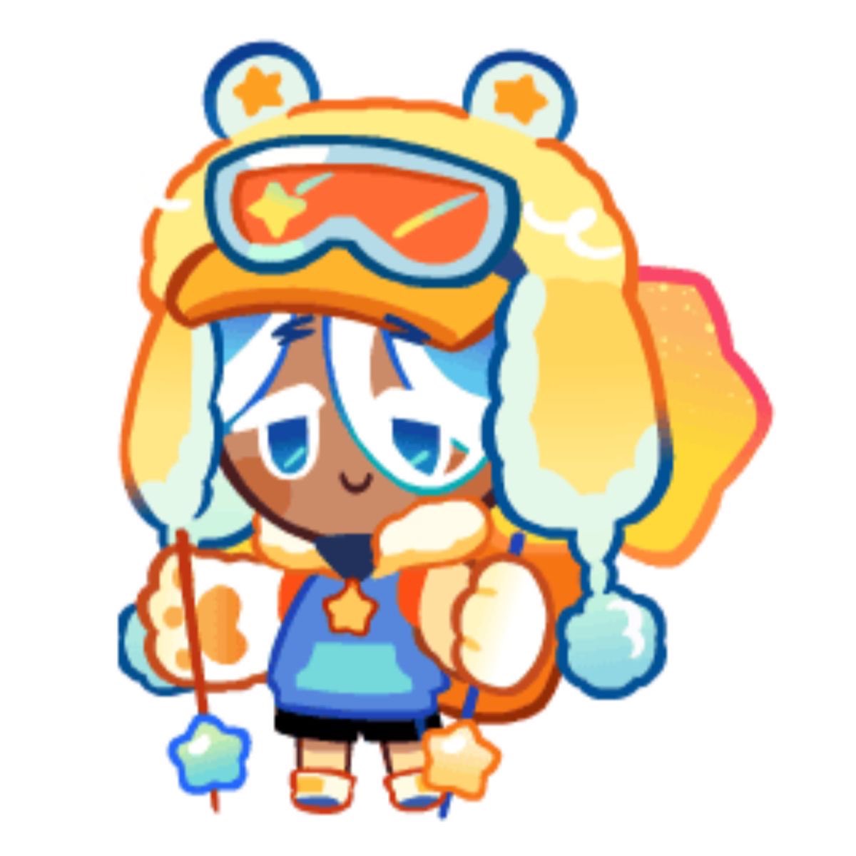 aurenelia's tweet photo. FLASHING LIGHTS WARNING!!!
Guys i actually dont know how to tween but here is s'more cookie in honeystar camper costume thingy #cookierunovenbreak #smorecookie https://t.co/6Ix9n7EdTu