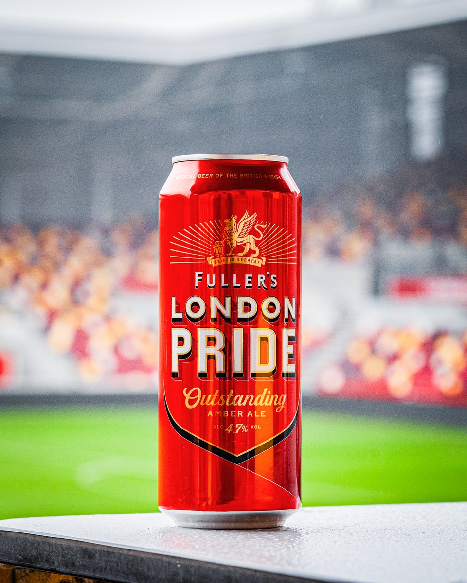 Back at home with a Fuller's London Pride. 🍻

<a href="/BrentfordFC/">Brentford FC</a> kick-off against West Ham at 15:00. 🐝 ⚽️

#FullersLondonPride #SupportWithPride #BrentfordFC #DrinkResponsibly