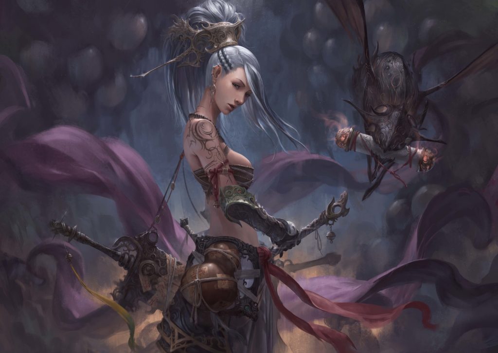 「The  Art of Chin Likhu - Gallery update 」|IAMAGのイラスト