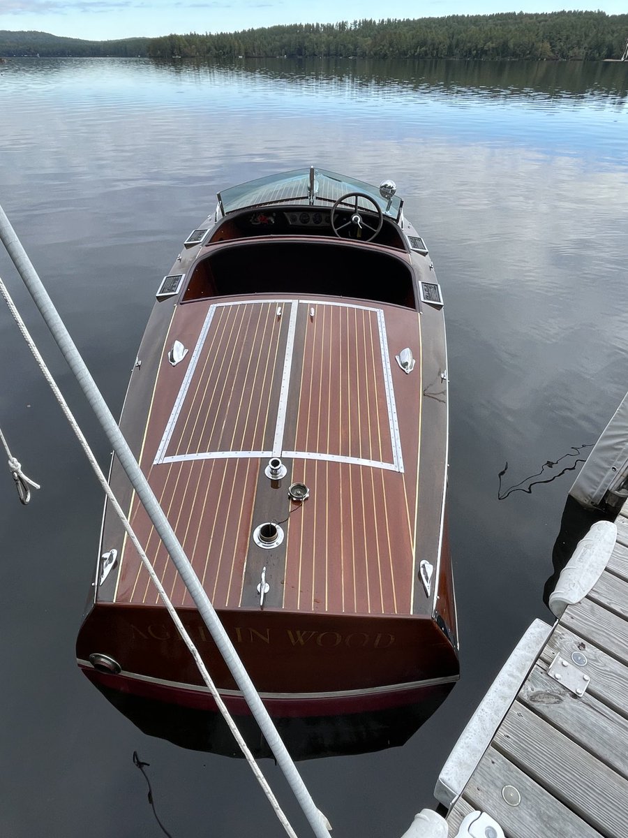 DRMerteb_Maine's tweet image. It’s a process but worth it on a morning like today.  Low winds, temp in 50s feels warmer.  Time for a ride.  

#ChrisCraft