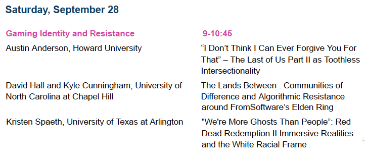 edmondchang's tweet image. Good morning!  Day Three #AltF4Conference... Up first, "Gaming Identity and Resistance"... .@LawrenceTechU