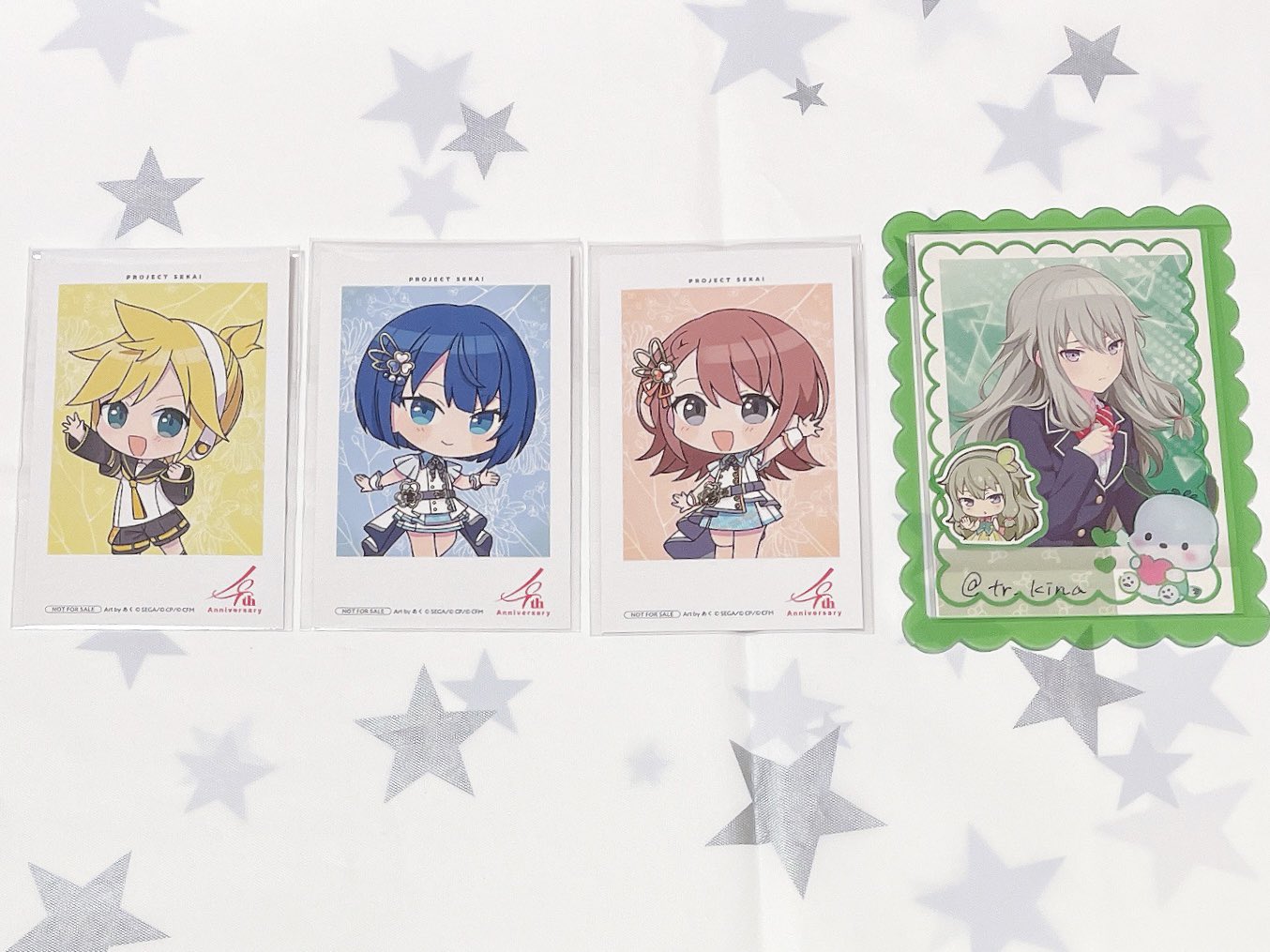 プロセカ 4th 感謝祭グリーティングカード グリカ 箔押し 東雲