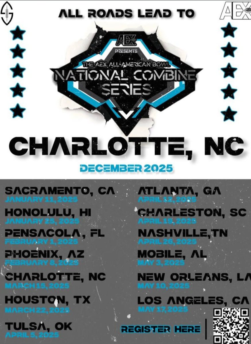 Jayden "ππ¦ππππ£πππ¦π₯" Johnson (@jaydend_johnson) on Twitter photo π₯#IGotMyInvite....
It's official I got my DM invite to the AEX ALL-AMERICAN National Combine Series Camp. Dreams-N-Motion. <a href="/AEXShowcase/">THE ALL-AMERICAN EXPERIENCE SHOWCASE, Inc</a> Thxs for believing...
sacfootballshowcase.com/camps π₯#IGotMyInvite....
It's official I got my DM invite to the AEX ALL-AMERICAN National Combine Series Camp. Dreams-N-Motion. <a href="/AEXShowcase/">THE ALL-AMERICAN EXPERIENCE SHOWCASE, Inc</a> Thxs for believing...
sacfootballshowcase.com/camps