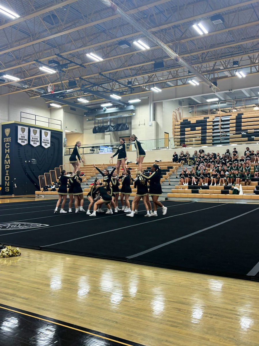So proud of our cheerleaders today for their routine today at the <a href="/HHCConference/">Hoosier Heritage Conference</a> competition!  Great job Coach Sitton and squad!  <a href="/SHSGoldenBears/">SHS Golden Bears</a> <a href="/shelbyhsbears/">Shelbyville High School</a> <a href="/mvance7575/">Matt Vance</a> <a href="/b_kompara/">Bri Kompara</a>