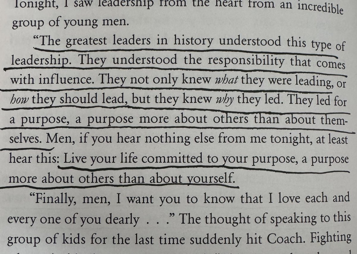 ToddGongwer's tweet image. The greatest leaders in history… not only knew what they were leading or how they were leading, but they knew WHY they led.
~Coach Rocker (LEAD…for God’s Sake!)⬇️⬇️⬇️