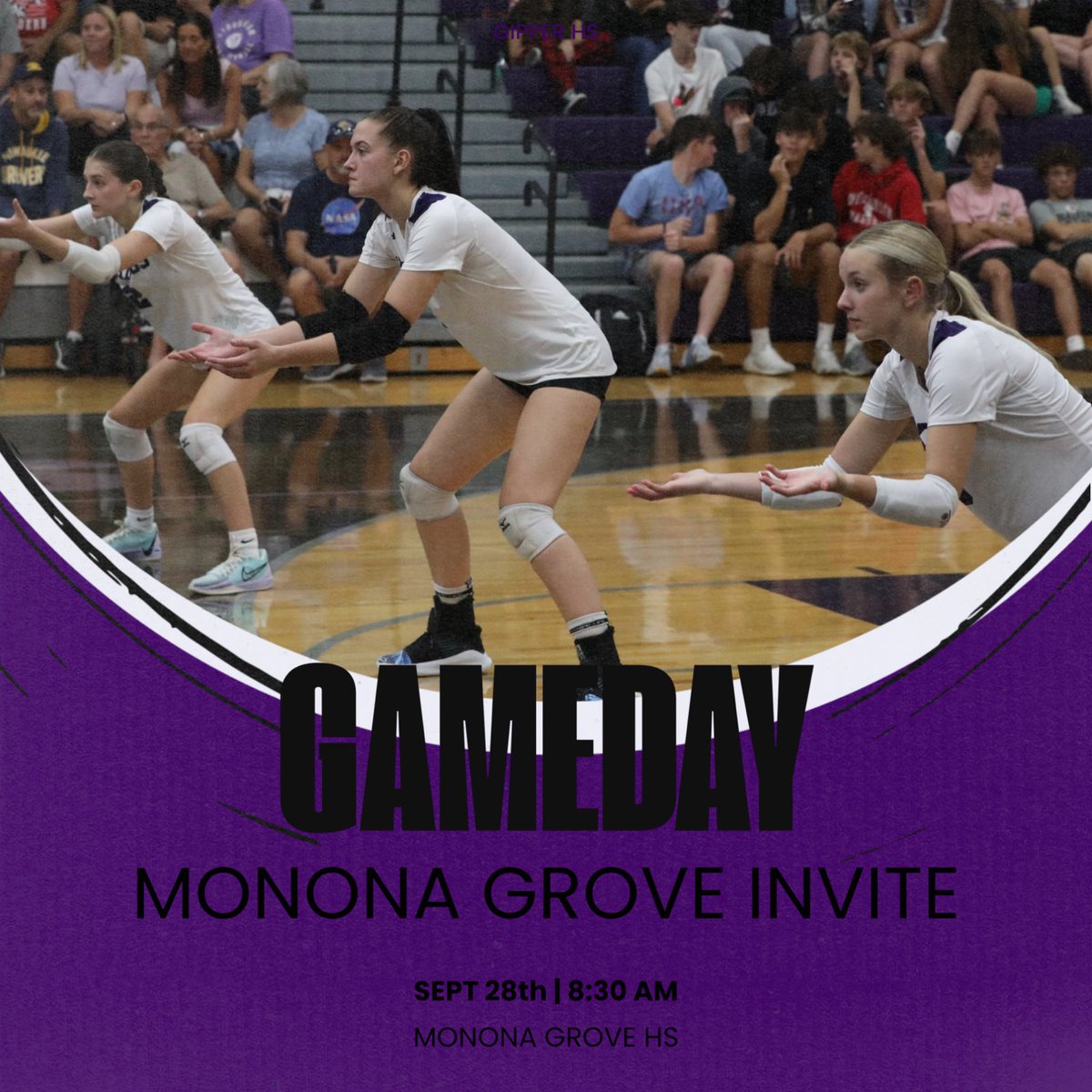 StoughtonVB's tweet image. Another Saturday, another tourney!! Take the short drive north to Monona to come watch us at the MG Invite!
Pool play games at 8:30, 9:30 & 10:30am! Bracket play after. #AllIn