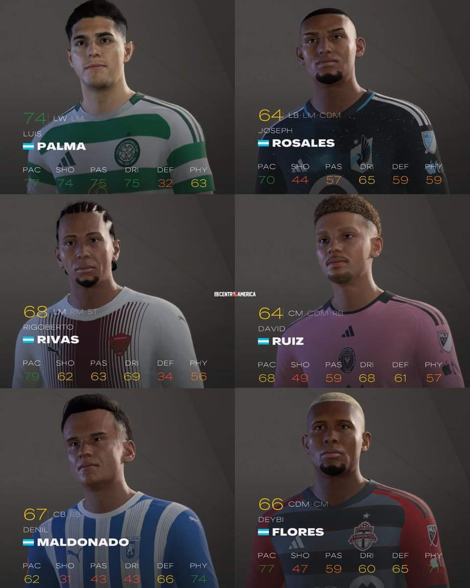 Asi parecen estos futbolistas hondureños 🇭🇳 en #EAFC25 🎮⚽️

📸: <a href="/Futcracks_hn/">Futcracks HN</a>