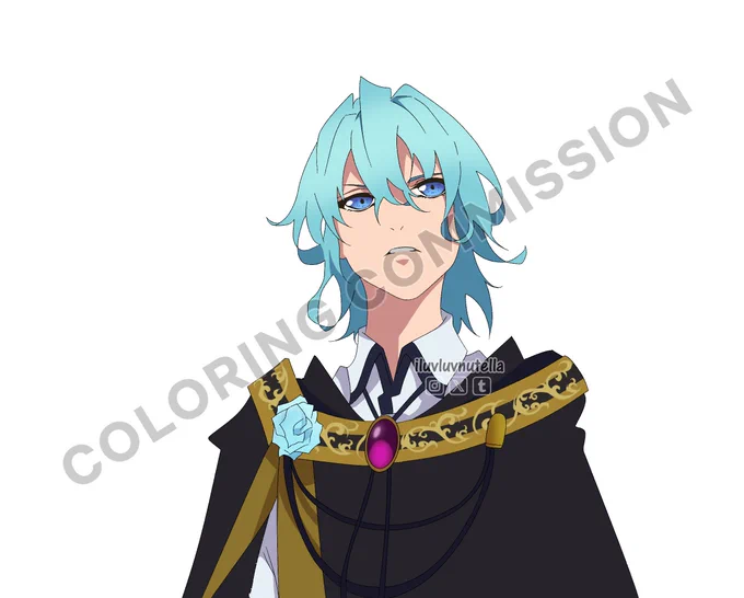 Julius Reinberg coloring comms for   tysm #mycoloring#WistoriaWandandSword 