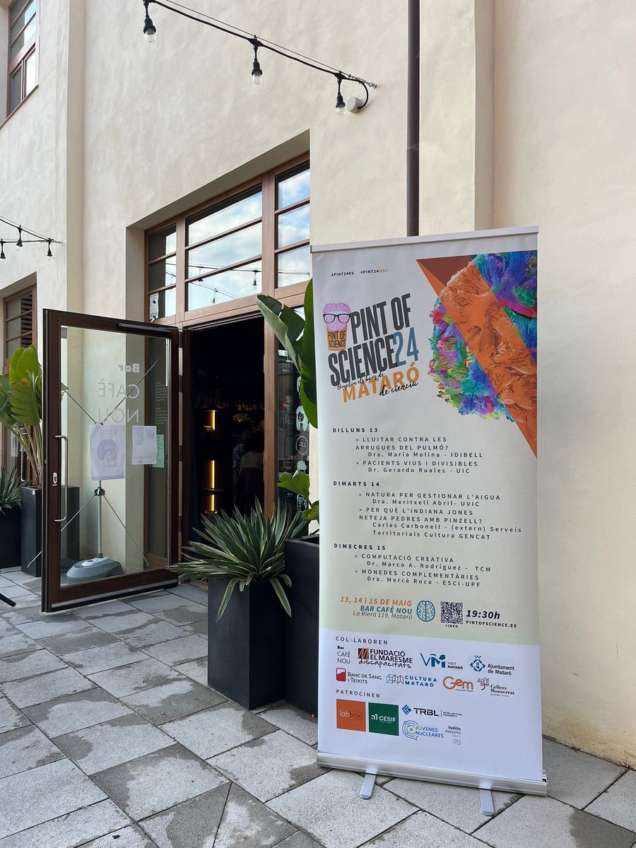 <a href="/BSTRecerca/">RECERCA / Banc de Sang i Teixits de Catalunya</a> <a href="/CSdMaresme/">Consorci Sanitari del Maresme</a> <a href="/CareCityLab/">CareCityLab</a> <a href="/TecnoCampus/">TecnoCampus</a> <a href="/VHIR_/">Vall d'Hebron Institut de Recerca</a> <a href="/UABBarcelona/">Universitat Autònoma de Barcelona</a> <a href="/donarsang/">Banc de Sang</a> Molt agraït al Dr. <a href="/ClavePere/">Pere Clavé</a> per l’oportunitat de presentar al <a href="/CareCityLab/">CareCityLab</a> la #recerca en Teràpies Avançades que realitzem al meu lab <a href="/BSTRecerca/">RECERCA / Banc de Sang i Teixits de Catalunya</a> i la iniciativa <a href="/pintofscienceES/">Pint of Science ES</a> #PINT24MAT per apropar la ciència #km0 a la ciutat de #Mataró.
Bloquegeu agendes!
📆19-21 Maig 2025