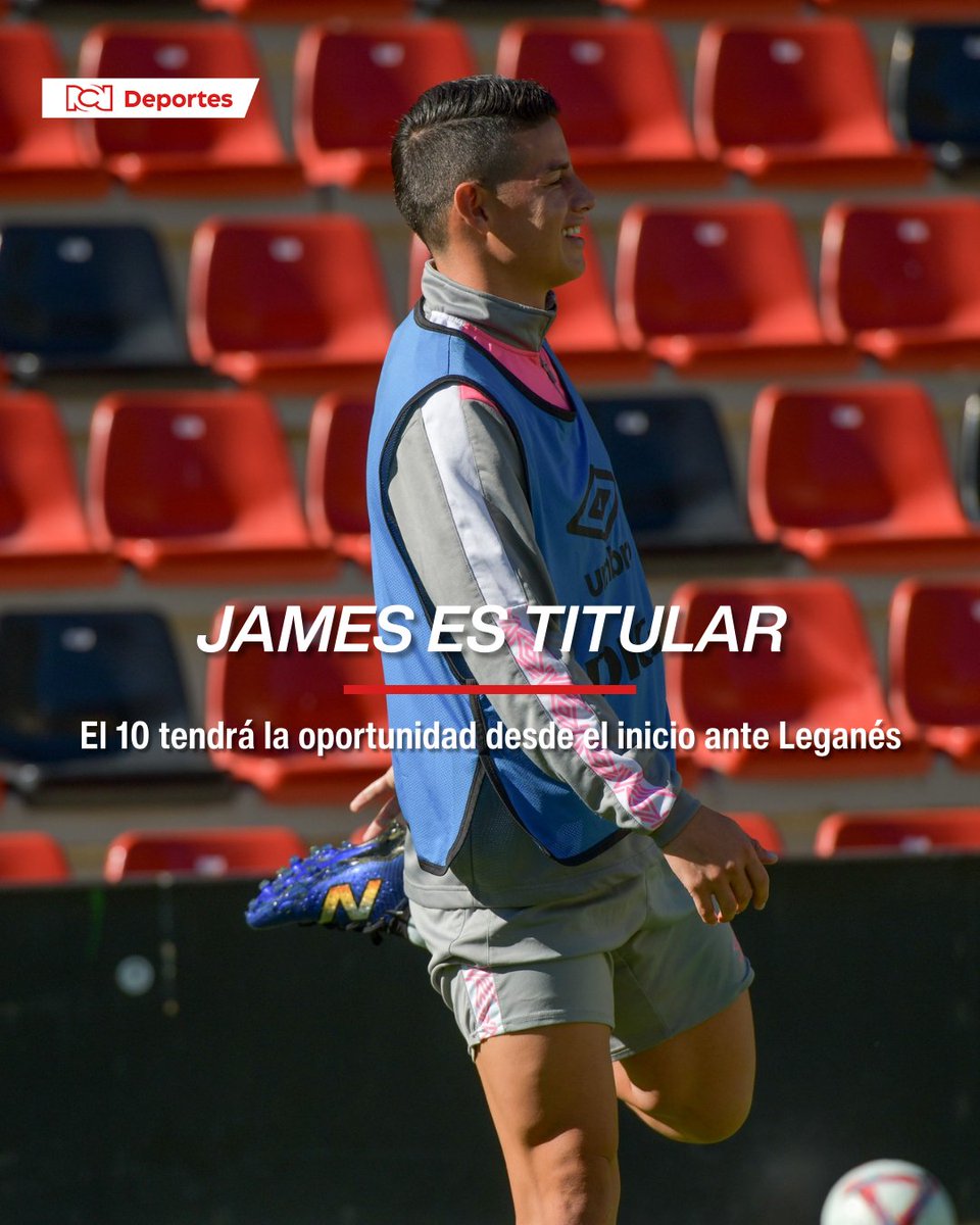 ¡Llegó el día! James Rodríguez tendrá la oportunidad de ser titular por primera vez con él Rayo Vallecano ante Leganés hoy en el Fútbol de España 🇪🇸

El partido se jugará a las 9:15 de la mañana hora colombiana 🇨🇴

#jamesrodriguez10 #jamesrodriguez #rayovallecano