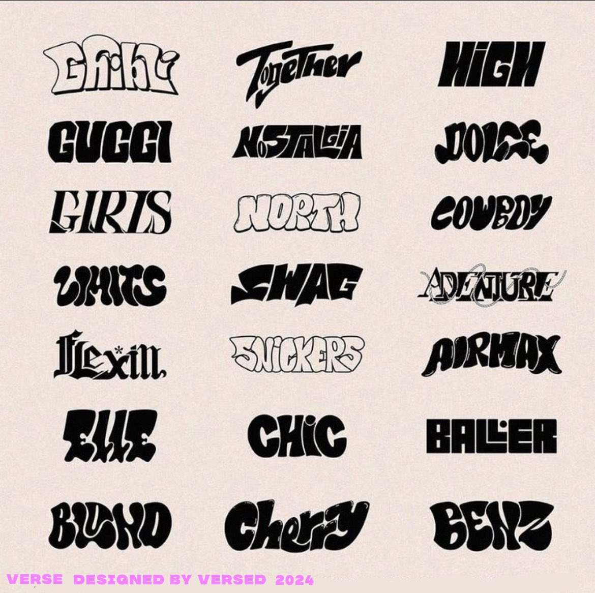 Drop names 🔥