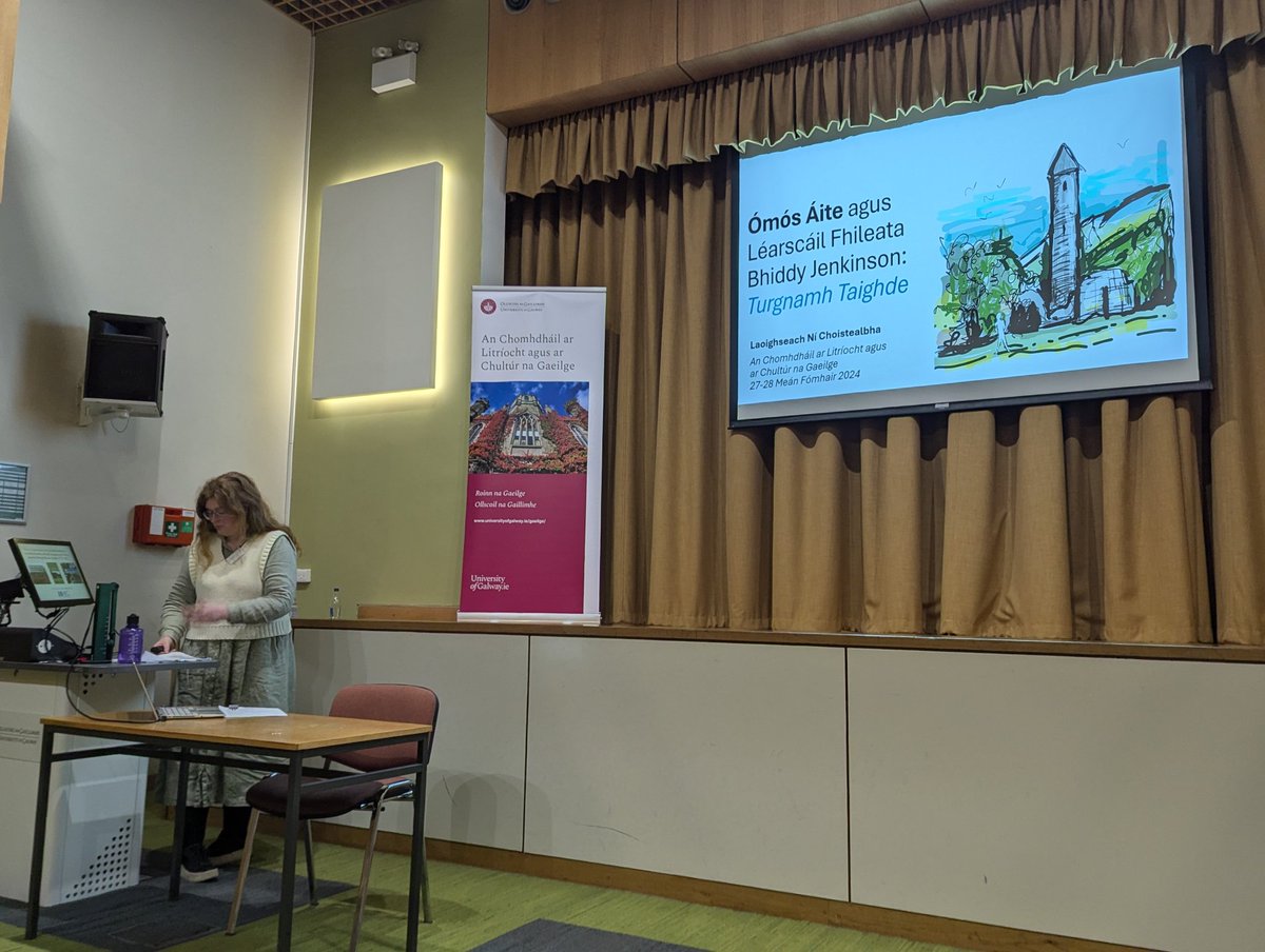 Laoighseach Ní Choistealbha ónar dteach féin ag trácht anois ar ómós áite mar atá sé léirithe i bhfilíocht Bhiddy Jenkinson. #Comhdháil2024
