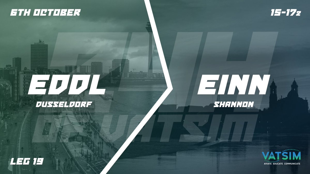 We’re gearing up for the 24HRS of VATSIM event kicking off next weekend. Our leg joins us with Düsseldorf airport where we’ll handle approximately 60 arrivals over the course of the event! ☘️