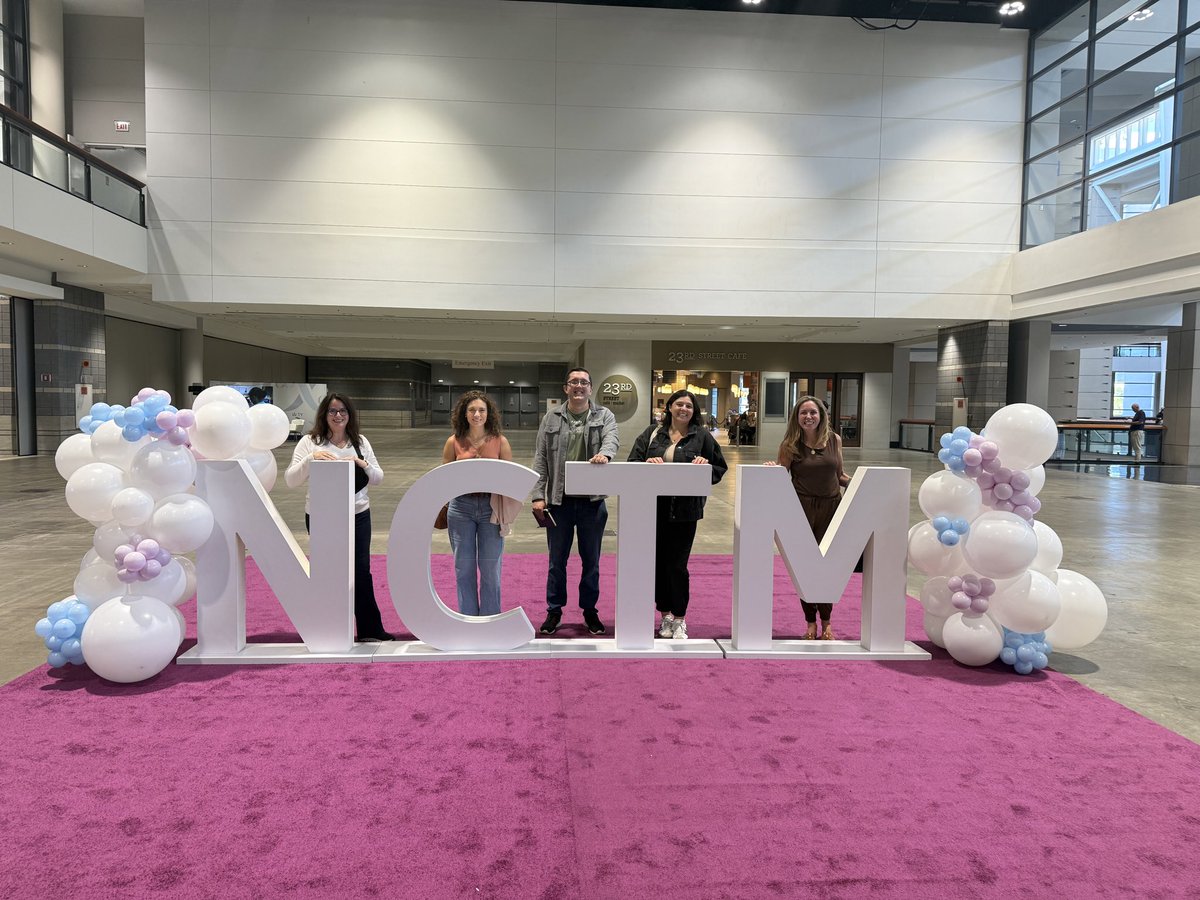 AmandaPeluso2's tweet photo. Had a great time at the NCTM conference in Chicago with my colleagues, exploring new math ideas and strategies for the classroom. Excited to bring back what we learned! #NCTMChicago #MathTeachers @OSchoolsPR https://t.co/oSMn24HHf6