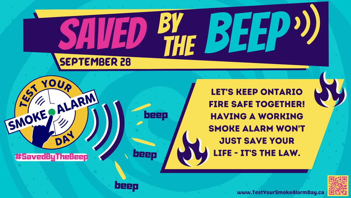 Today 9am - 3pm
Wake Up Loyalist // Saved by the beep!
Loyalist Firefighters will be going door-to-door today to test your Smoke &amp; Carbon Monoxide alarms.
Please expect to see firefighters between 9am - 3pm.
#supportingourcommunity
#savedbythebeep
savedbythebeep.ca