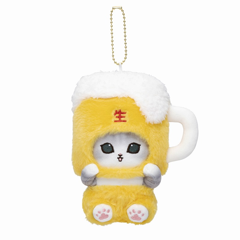 モフサンド mofusand ビールにゃん 枝豆にゃん マスコット 新品