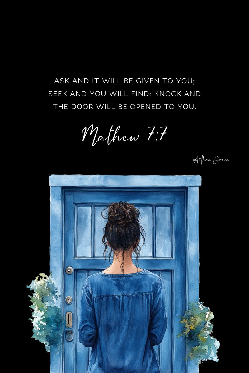 Ask and it will be given to you; seek and you will find; knock and the door will be opened to you.

Mathew 7:7 (NIV)