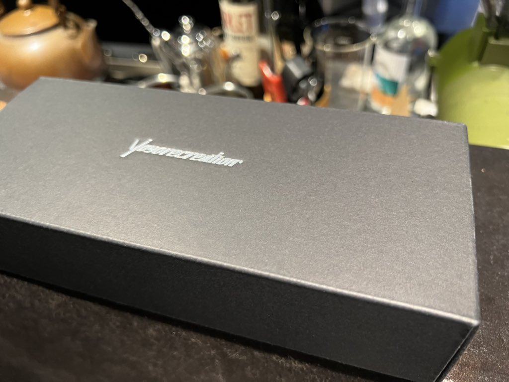 moon_angel14's tweet image. にゐゐにゐました🌙🤩
ニヤニヤしながら動画拝聴させて頂きました😊

振り比べる楽しさ。目の前にありながら試しぶりしないで買うとなお楽しみが深まります😊
箱がカッコよすぎるのも良き(๑•̀ㅂ•́)و✧

#yoyorecreation #にゐる #yyr