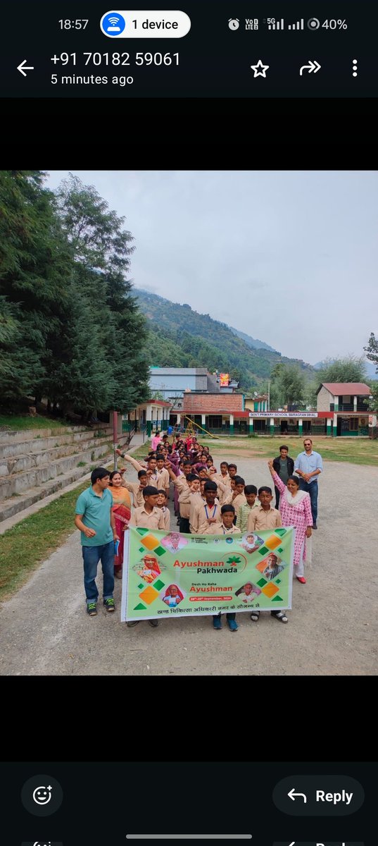 hpsbys's tweet photo. Ayushman Pakhwara and world Rabies day organised at GHS Badagran vihal block Naggar  district kullu ,
Activities done were- declamation ,slogan writing, essay writing, quiz.
112 students 
14 Teachers 
attend the event
27 Prizes were given @AyushmanNHA @devinder_kumar_ https://t.co/CG2YbPcOwq