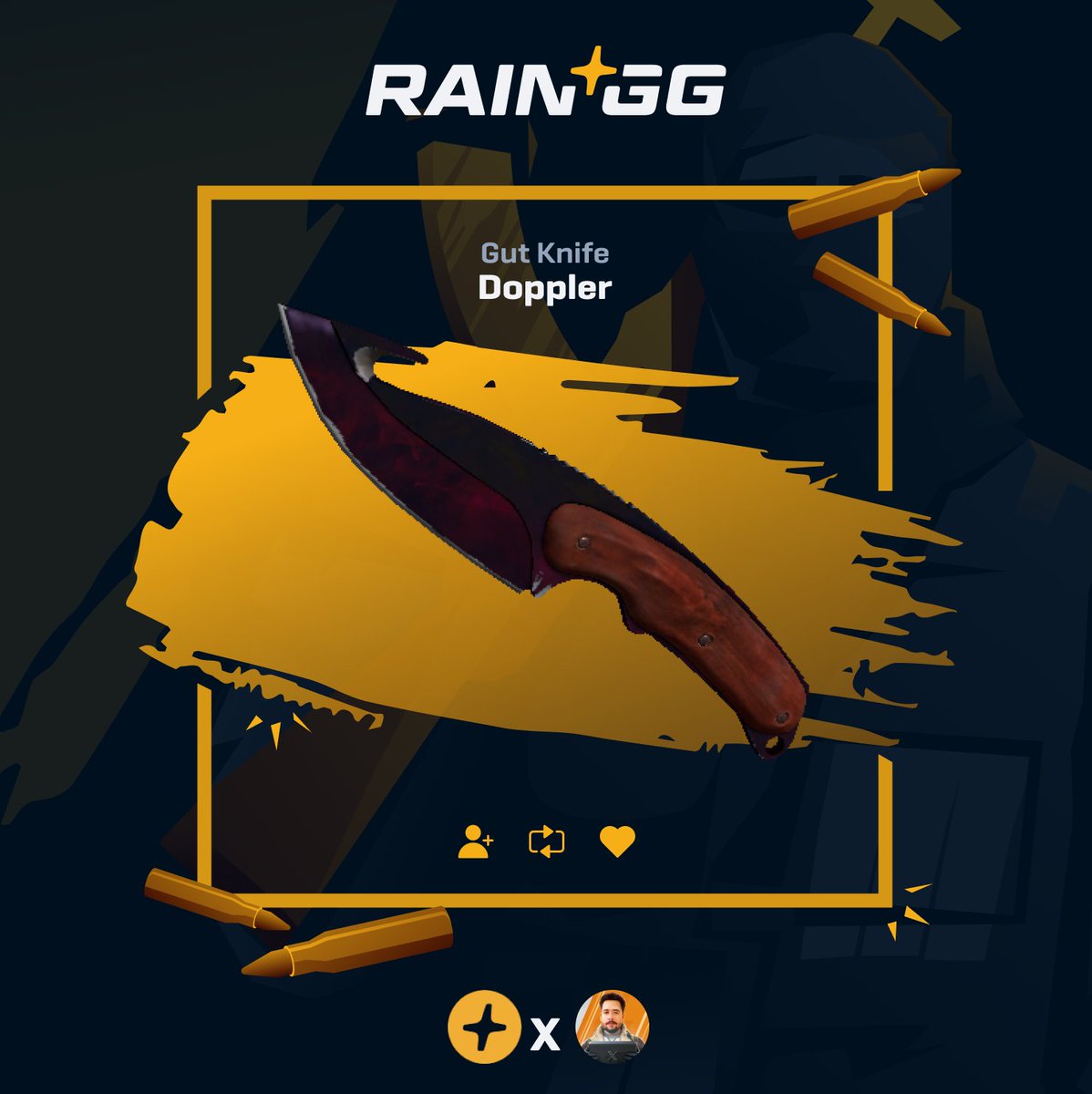 We didn't got any CS2 Update but I got you a chance to win Gut Knife | Doppler (Factory New) 🎉

How to Participate:
- Follow <a href="/raindotgg/">Rain.gg</a> &amp; <a href="/ThourCS2/">Thour</a> 
- Retweet &amp; Like
- Tag one friend

Winner will be picked on 7th Oct! Good Luck ❤️
