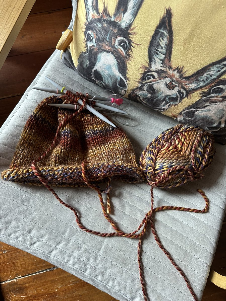 pseudo_aj's tweet photo. Decided earlier on in the year to attempt to knit myself a hat. 🧶🎩

Finally finished it, and just in time for autumn! 🍁🍂🍁 https://t.co/0VKy4RhvSK