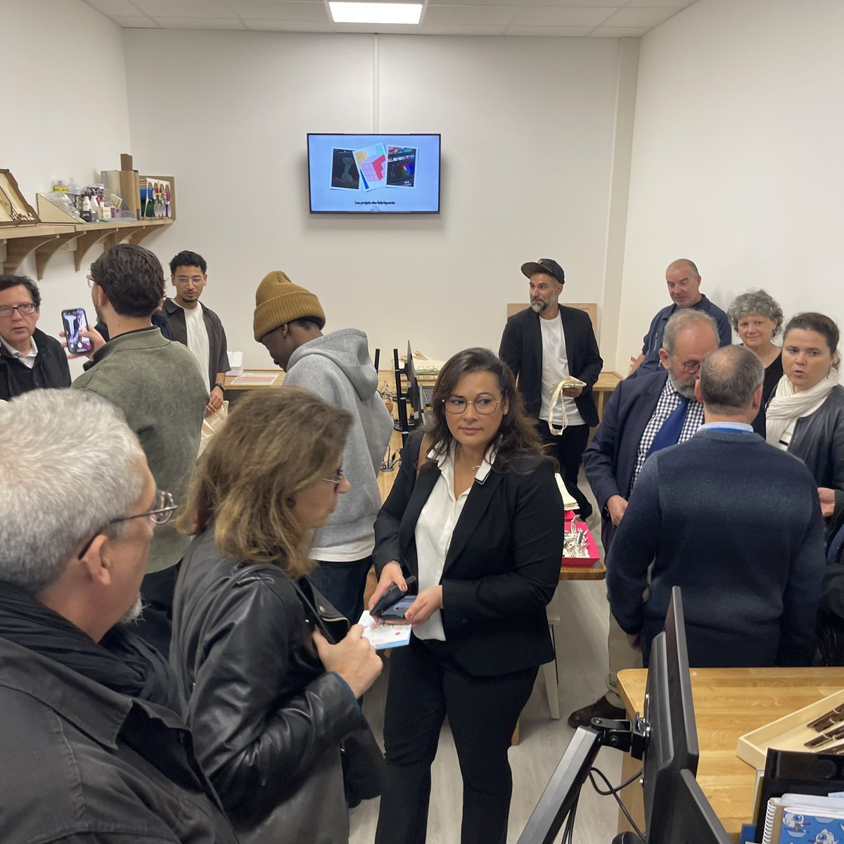 Scx_Flo's tweet image. Inauguration du #FabLab innovation &amp;amp; numérique de @Ville_de_Sceaux : La Fabrique des #Blagis en compagnie des étudiants de l’@IUT_Sceaux de la @GrandParisMGP @BAILLYDominique @laurent_sceaux