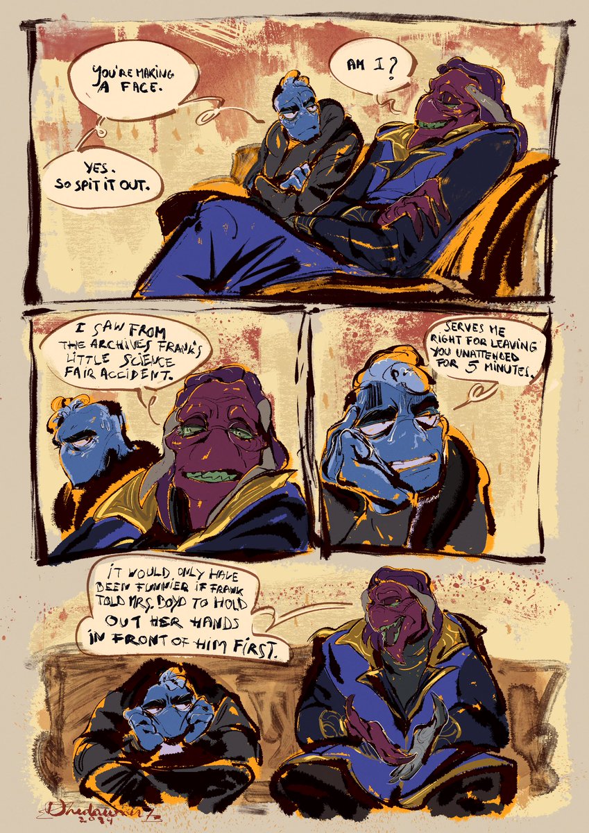 Messy Thrax and Ozzy comic. Osmosis Jones fanart., image size:849x1200