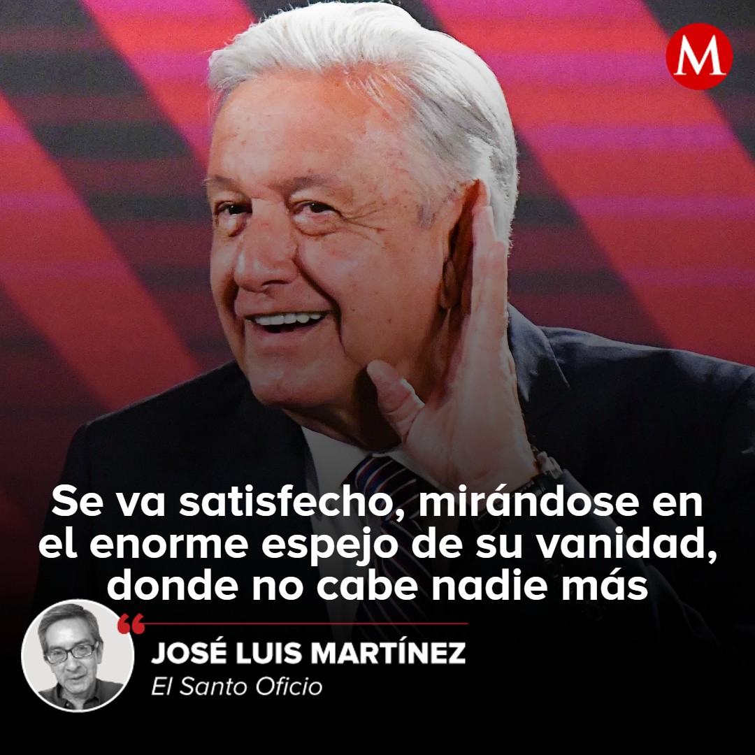 Milenio's tweet photo. #ElSantoOficio | “La muerte ha sido la fiel compañera del agonizante sexenio, no solo por el apogeo del crimen organizado sino también por el miserable manejo de pandemia. Pero ya se va, y si cumple su palabra, ojalá y así sea, no lo volveremos a ver ni escuchar, gracias a Dios” 🖋️ Opina José Luis Martínez S.

https://t.co/n1MMlmDmMH