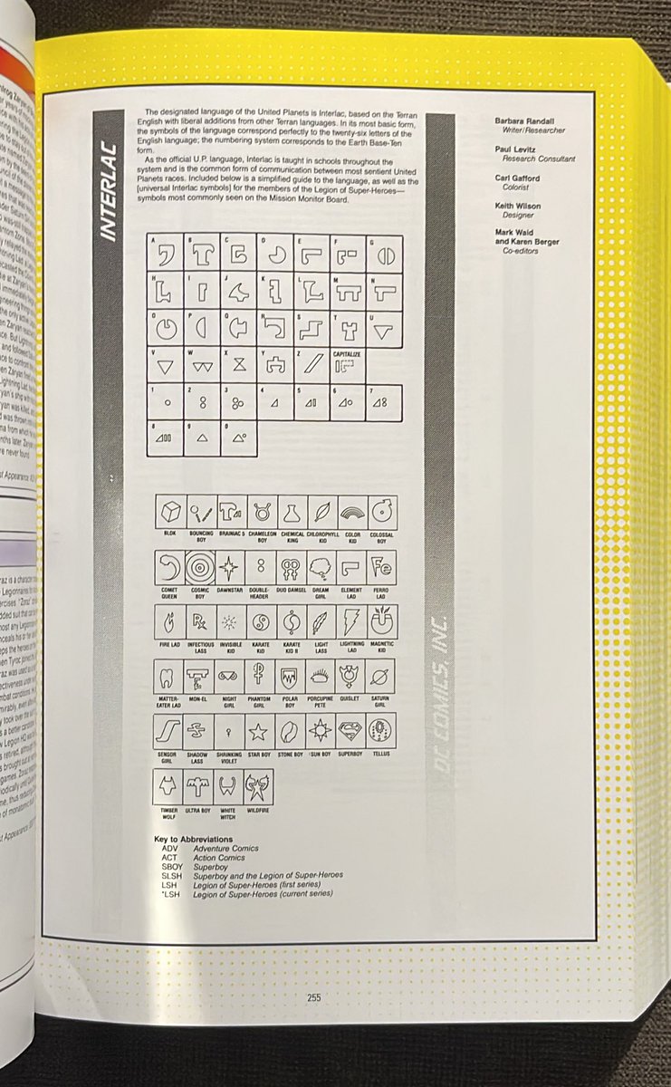rholmes0520's tweet photo. Bonus Legion to close out the teams Who’s Who books! Carry this everywhere! It’s a handy dandy Interlac guide! Don’t leave home without it! #LongLivetheLegion #LegionOfSuperHeroes #Interlac #comics https://t.co/uXsbna0NsF