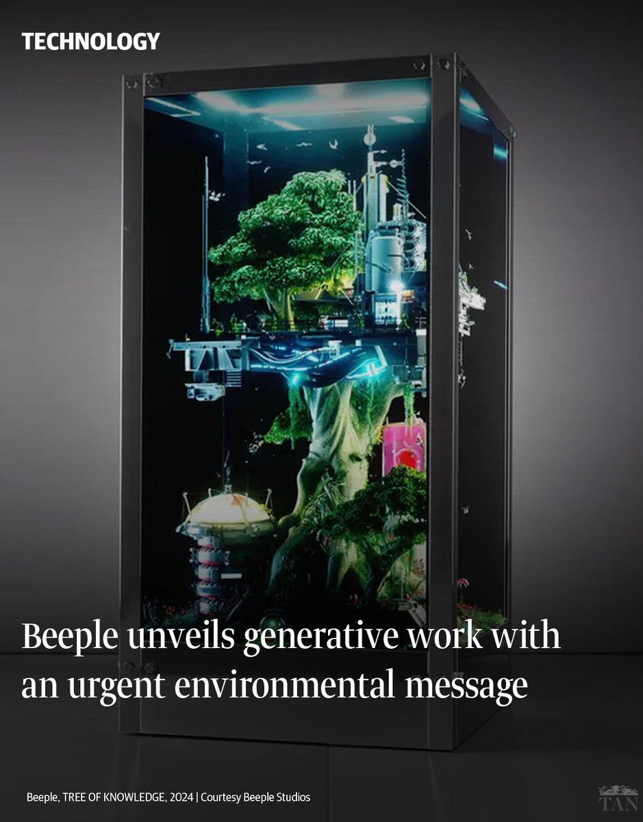 Beeple unveils generative work with an urgent environmental message

ow.ly/IfvE50Txkll