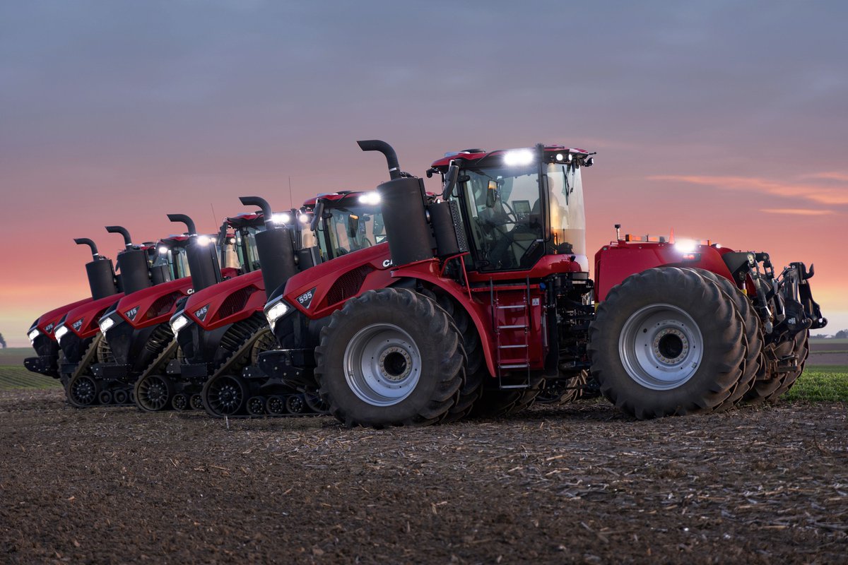 🌅 Sunset on the Farm: Power in the Field 🚜

Check out this stunning lineup of <a href="/Case_IH/">Case_IH</a> Steiger's ready to tackle any farming challenge!🌾

#FarmingLife #Agriculture #Tractors #Sunset #FarmEquipment #EfficiencyInFarming #CNH #CNHIndustrial #BreakingNewGround #CaseIH
