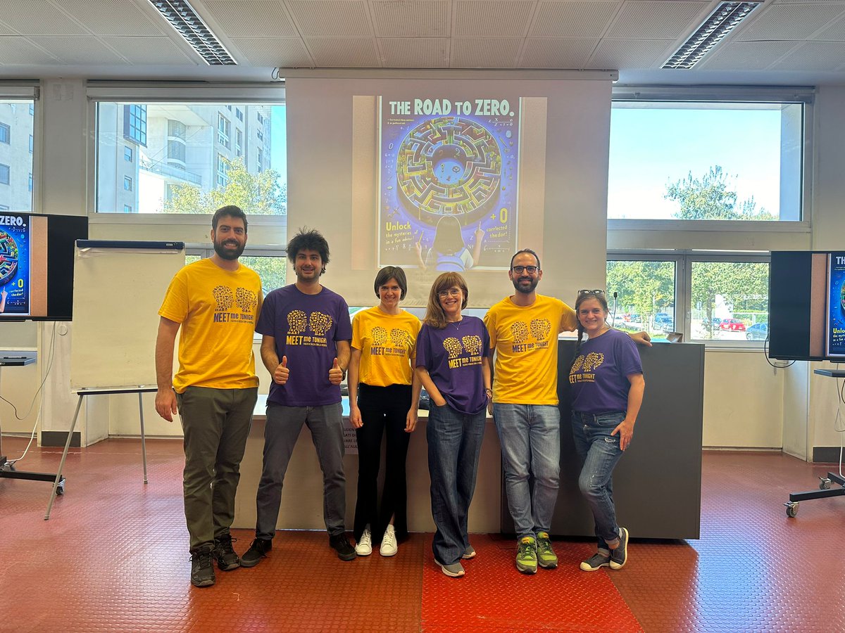 Nicolò Cangiotti (@canjioh) on Twitter photo ✨ Ecco il Team FDS (<a href="/polimi/">Politecnico di Milano</a>) al termine di una mattinata scientificamente elettrizzante per MeetMeTonight 2024 <a href="/unimib/">Università degli Studi di Milano-Bicocca</a>! 🤯
🔬 La strada per il Net Zero è ancora lunga, ma le nuove generazioni sembrano pronte per la sfida! 🌍
#MMT24 #RoadTo0 #climatechange #escaperoom #NetZero ✨ Ecco il Team FDS (<a href="/polimi/">Politecnico di Milano</a>) al termine di una mattinata scientificamente elettrizzante per MeetMeTonight 2024 <a href="/unimib/">Università degli Studi di Milano-Bicocca</a>! 🤯
🔬 La strada per il Net Zero è ancora lunga, ma le nuove generazioni sembrano pronte per la sfida! 🌍
#MMT24 #RoadTo0 #climatechange #escaperoom #NetZero