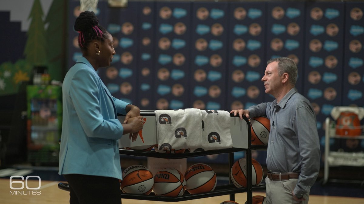 60Minutes's tweet image. Sunday on 60: @jon_wertheim sits down with WNBA stars to talk about the league’s soaring TV ratings, player pay, and the buzz around this year’s standout rookies. And Caitlin Clark challenges Wertheim to take a shot.