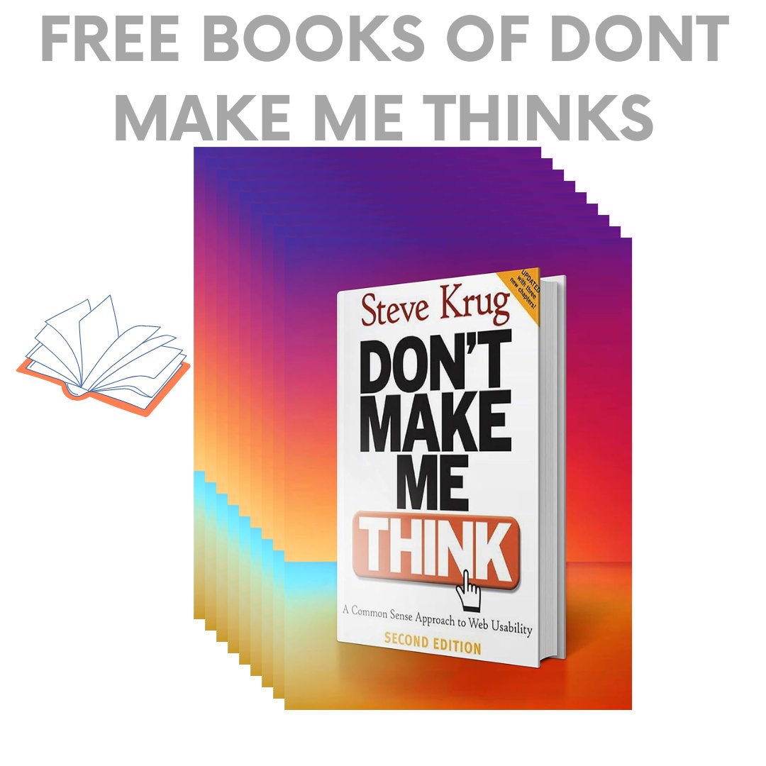 ViditRoyal's tweet photo. CLICK HERE FOR FREE BOOKS OF DONT MAKE ME THINK
https://t.co/lMk0B1OjUz https://t.co/3zLWkUbcuZ