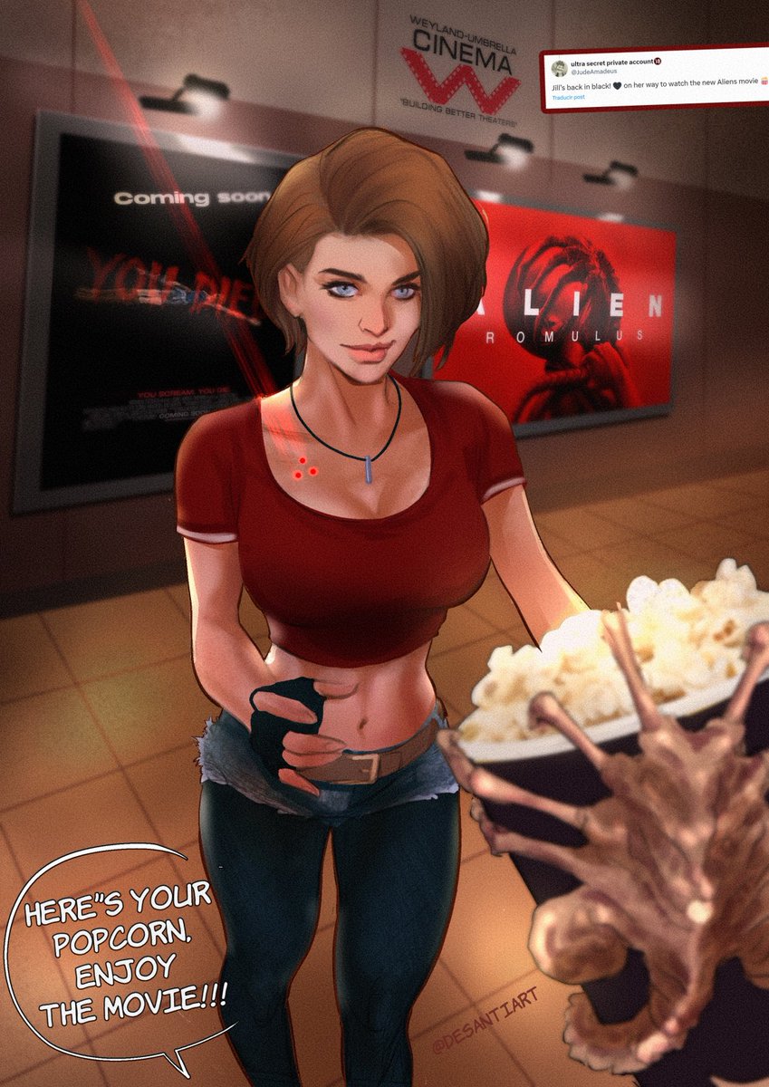 DeSantiArt's tweet image. September 28th, daylight. The Aliens? have overtaken the city. 👽
#REBHFun #Aliens #JillValentine  #ResidentEvil3