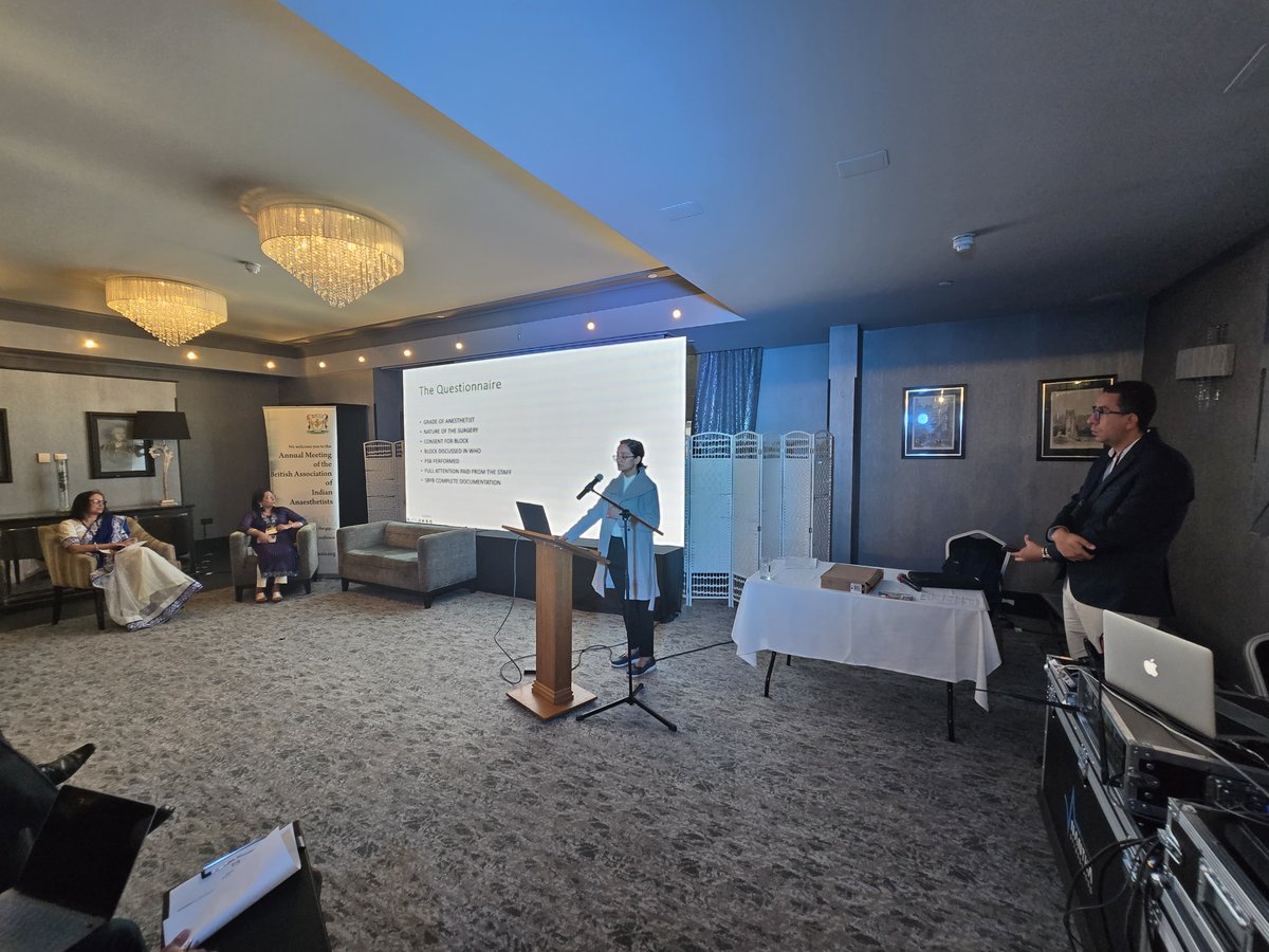 Fantastic oral presentations by our delegates today. It’s great to see the next generation of research and innovation in anaesthesia! #BAIOA2024 #MedEd #Research